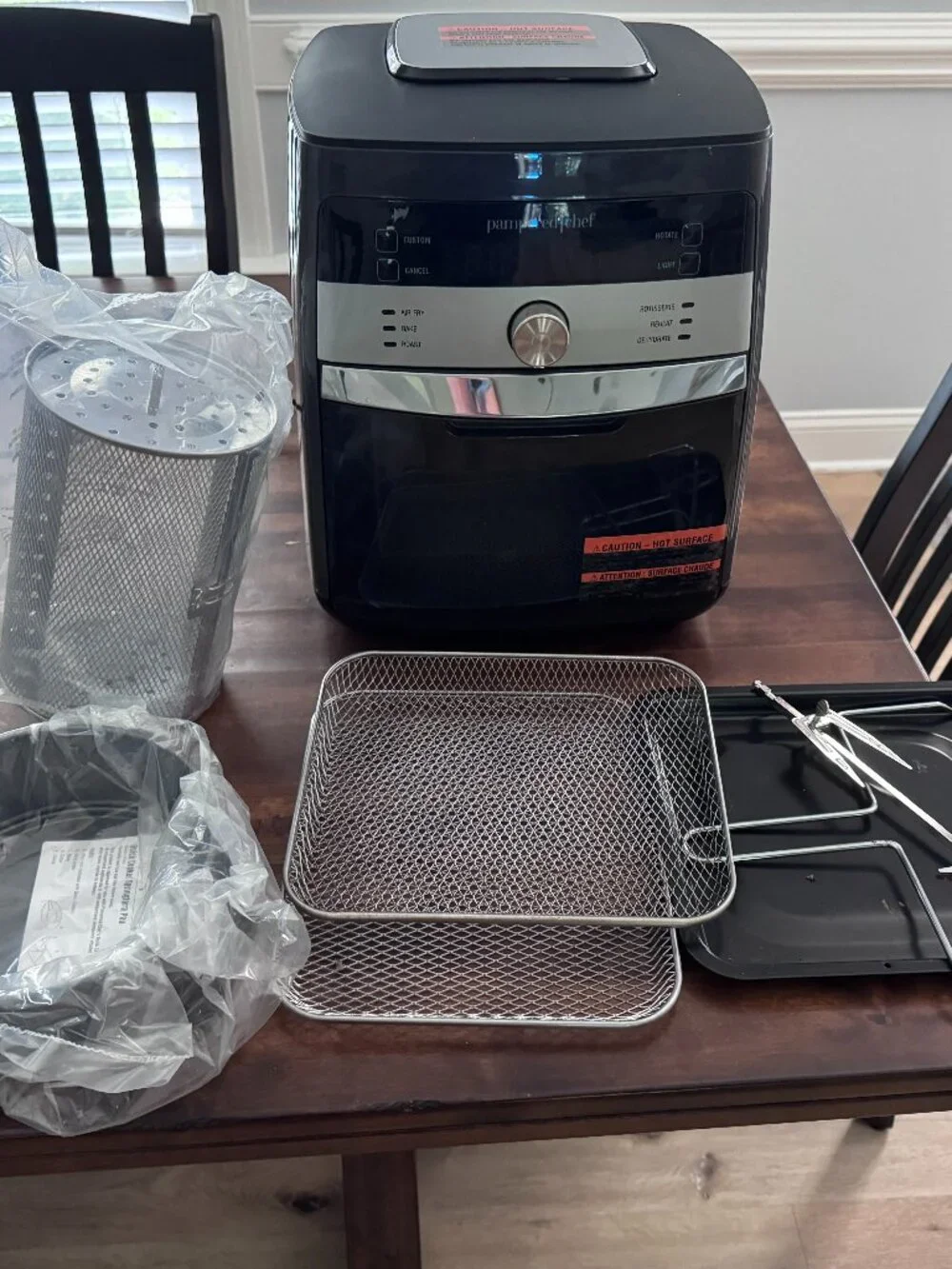 Pampered Chef Deluxe Air Fryer – Model 100194